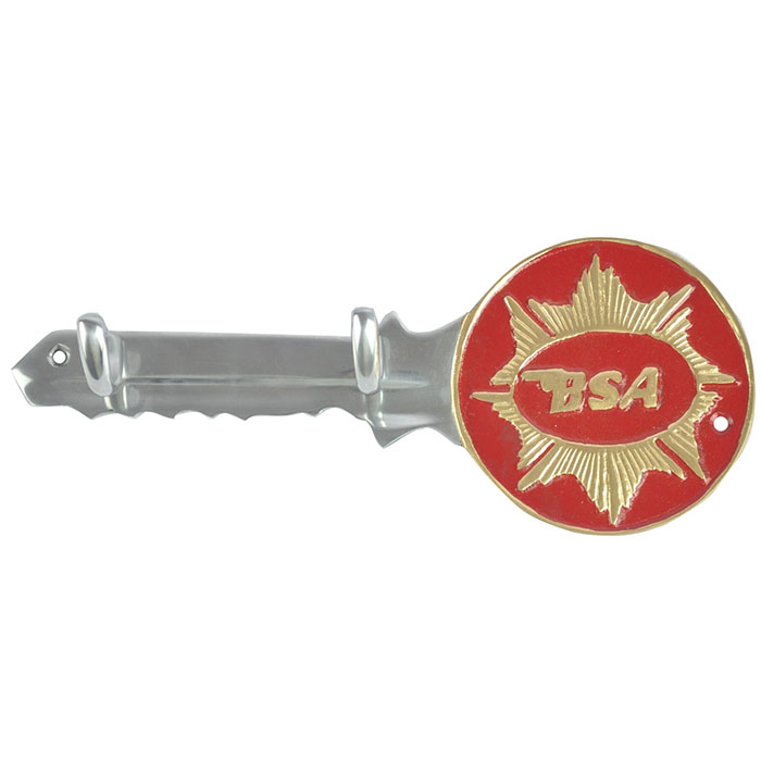 BSA Key Holder Aluminium With 2 Hooks 30cm